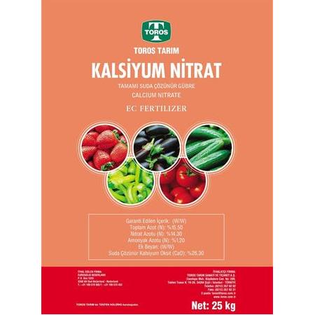 KALSİYUM NİTRAT 25kg